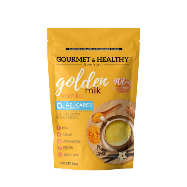 Golden Milk Vainilla 0% Azúcar - Gourmeth & Healthy