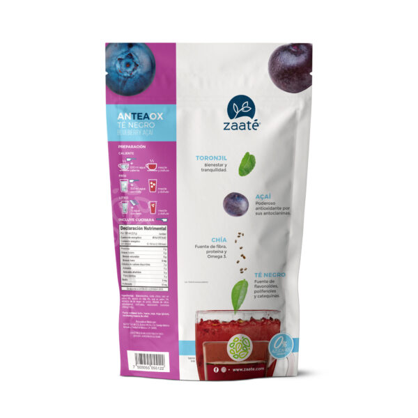 Anteaox Blueberry Açaí 0% Azúcar - Zaaté - Image 2